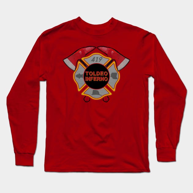 The Toledo Inferno Long Sleeve T-Shirt by 7071